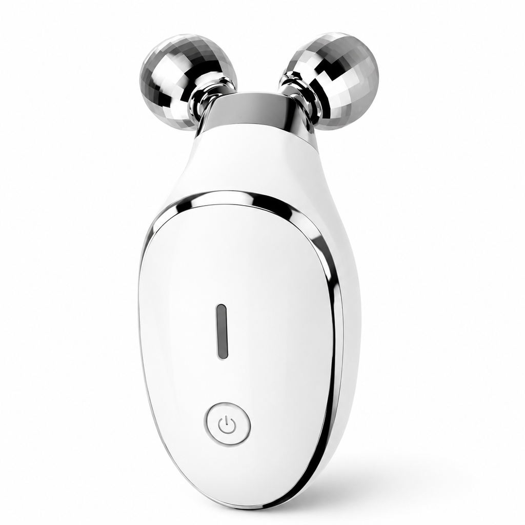 Masajeador Facial EMS con Microcorriente de Doble Cabezal