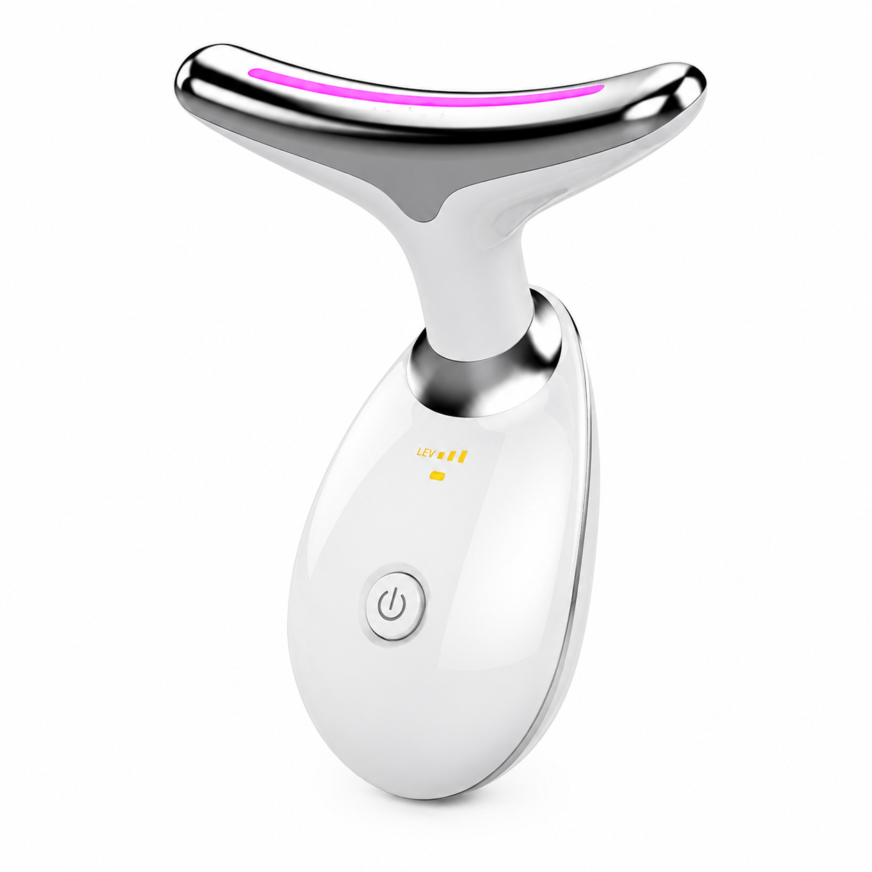 Masajeador LED con Vibración para Cuello y Papada